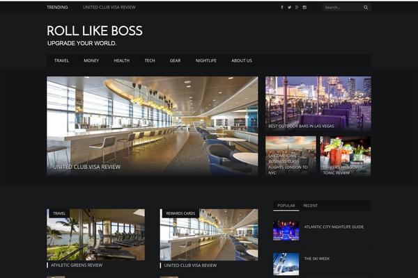 SmartMag theme site design template sample