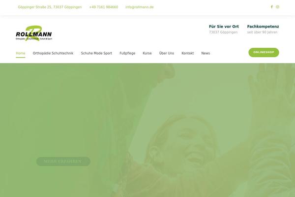 Mediz theme site design template sample