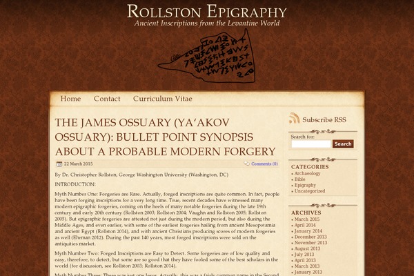 rollstonepigraphy.com site used Aesthete