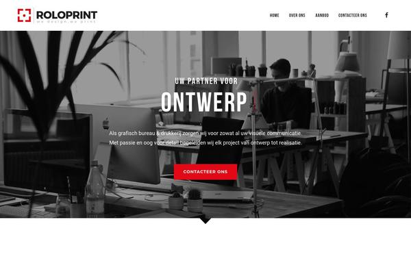 Mint theme site design template sample