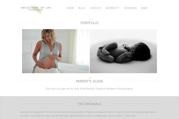 Tripod theme site design template sample