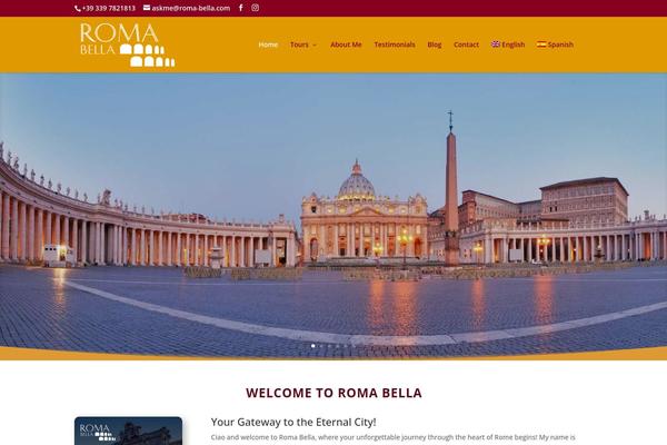 Divi theme site design template sample