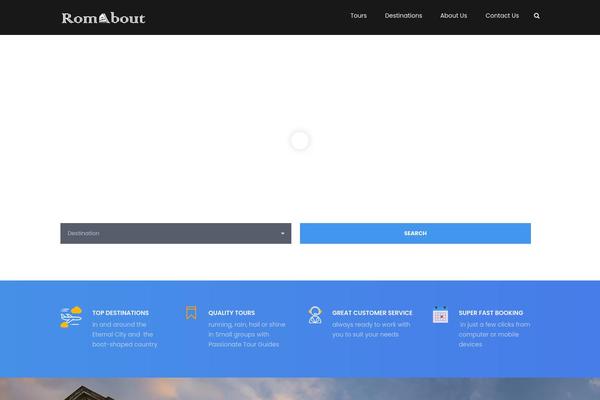 TravelTour theme site design template sample