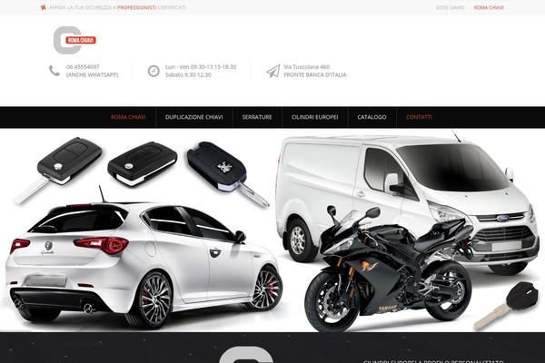 Opus theme site design template sample