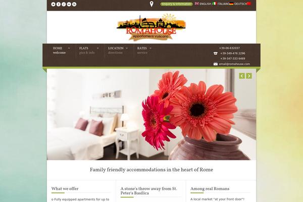 Nice Hotel theme site design template sample