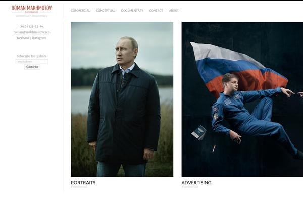 Fluxus theme site design template sample
