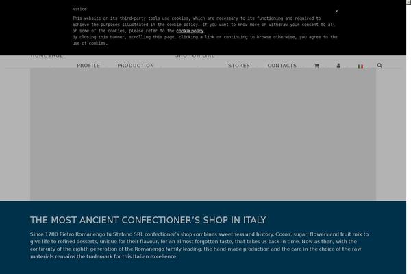 romanengo.it site used Cosmix