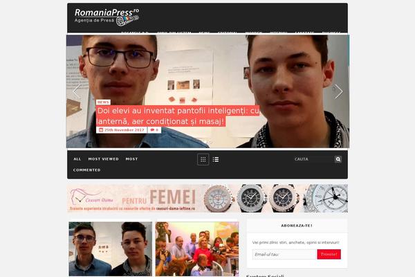 Gadgetry Parent theme site design template sample