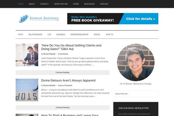 Magazine Pro theme site design template sample