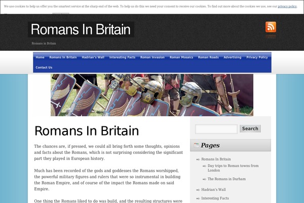 Site using EU Cookie Directive plugin