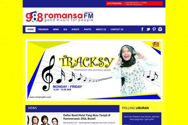 Soundwave theme site design template sample