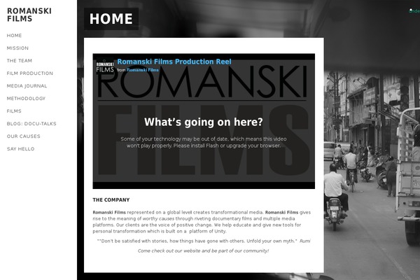 Bigformat theme site design template sample