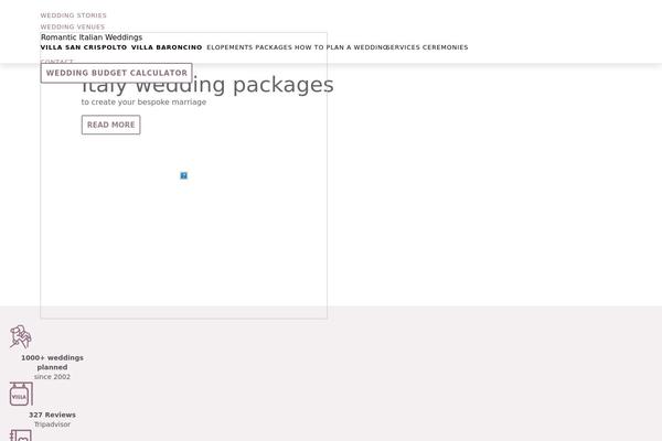 romanticitalianweddings.com site used Romanticitalianweddings