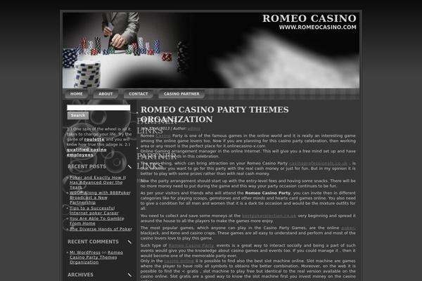 Gamling_Chips theme websites examples