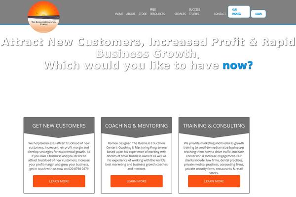 Site using InstaBuilder plugin