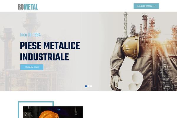 Industroz theme site design template sample