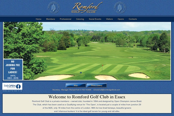 Golfclub theme site design template sample