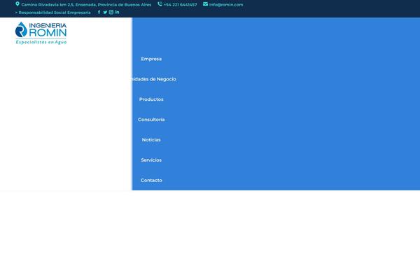 The7 Child theme site design template sample