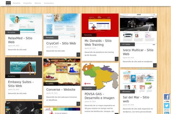 Pinbin theme site design template sample