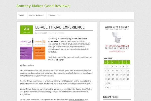 Contango theme site design template sample