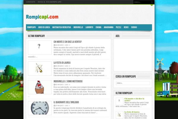 Gameleon theme site design template sample