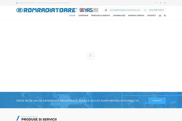 Industrial theme site design template sample