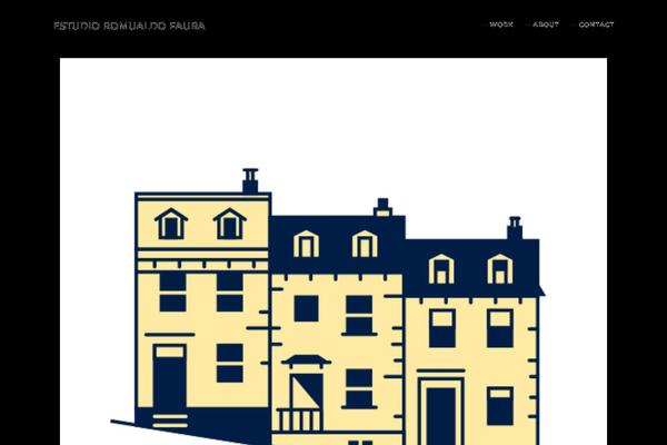 romualdofaura.com site used Rfaura-theme