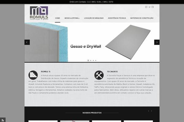 Site using Wp-header-bar plugin