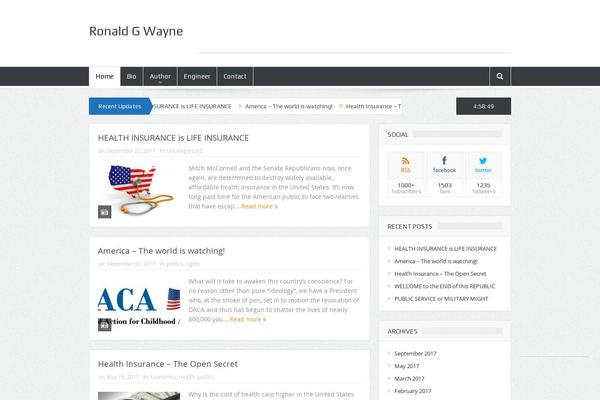 Goodnews 5.5 theme site design template sample