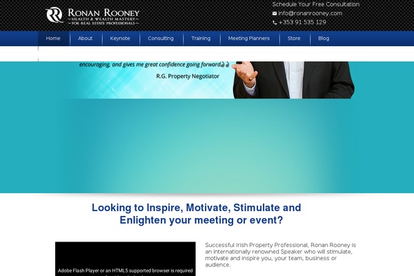 Enterprise Pro theme site design template sample