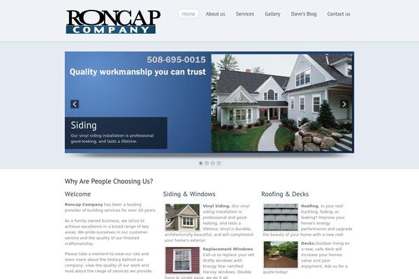 Simplicity theme site design template sample
