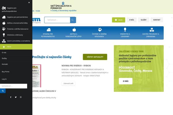 ronchem.sk site used Porto