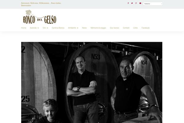 Flatter theme site design template sample