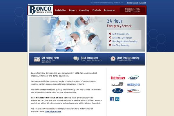 roncotech.com site used GeneratePress