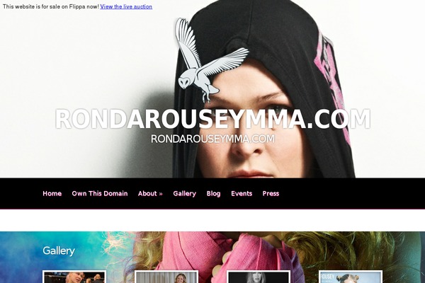 Harmony theme site design template sample
