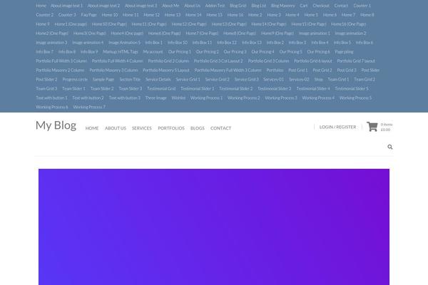 Forest theme site design template sample