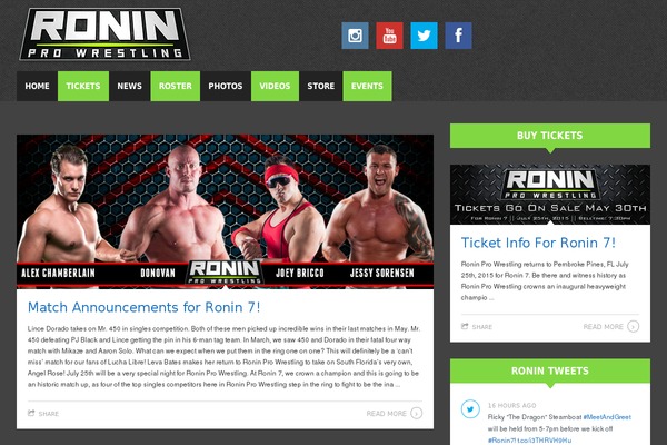 InTouch theme site design template sample
