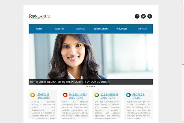 consultant theme site design template sample