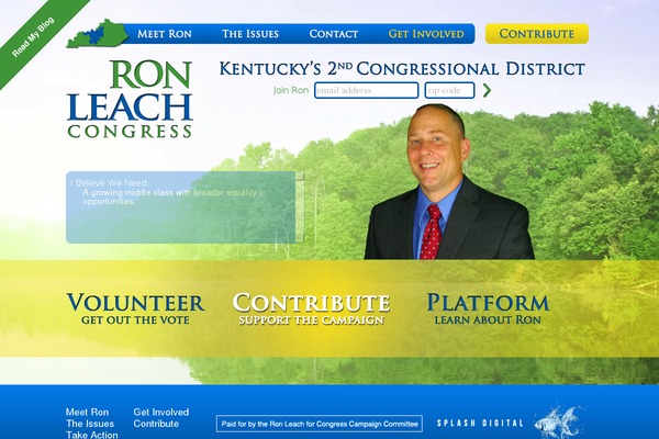 ronleach4ky.com site used Congress