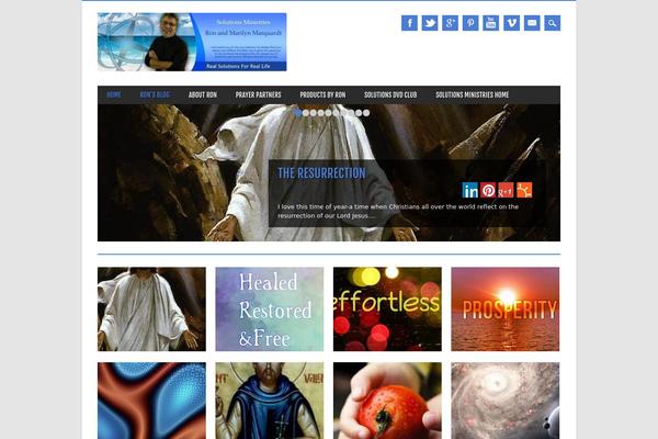 Magazino theme site design template sample