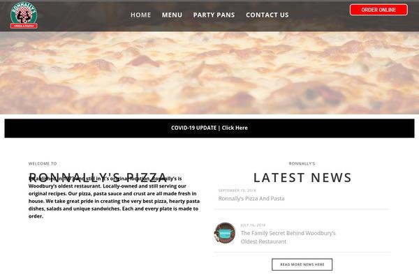 Savory theme site design template sample