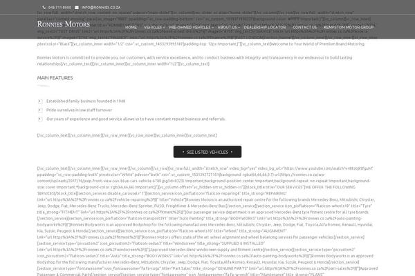 Autozone theme site design template sample