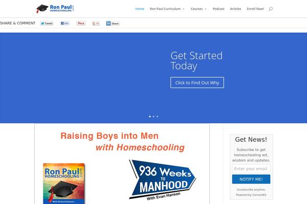 Site using Floating Social Bar plugin