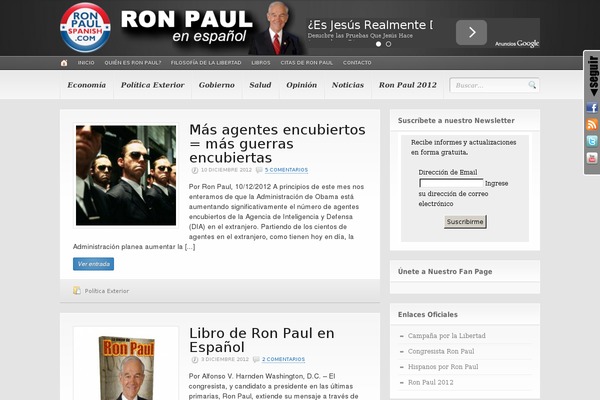 Headlines theme site design template sample