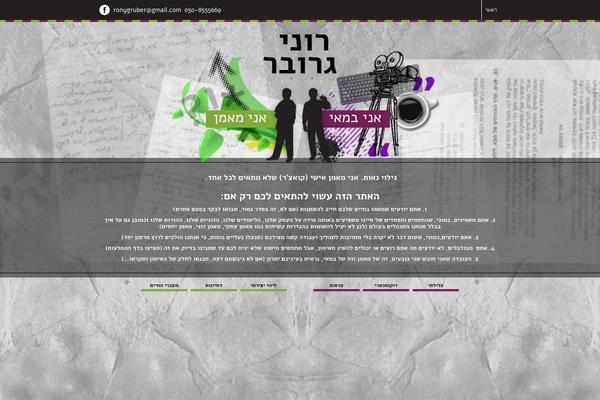 ronygruber.com site used Director