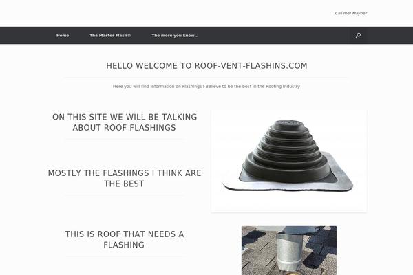 Vantage theme site design template sample