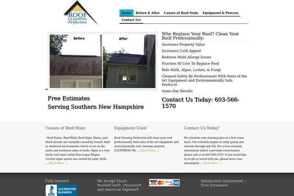 Metric theme site design template sample