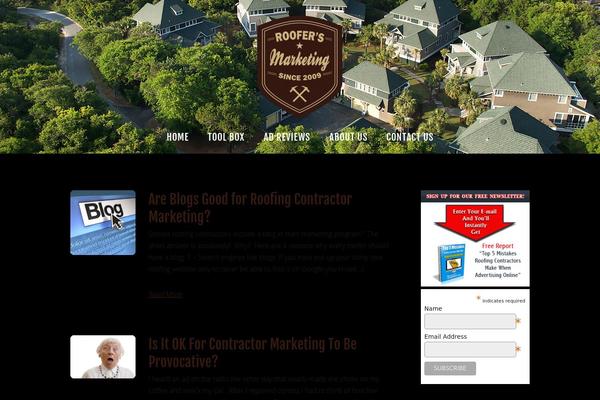 Flat theme site design template sample