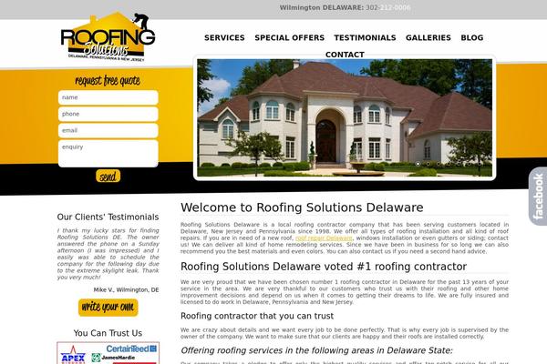 roofingsolutionsde.com site used Rs-theme
