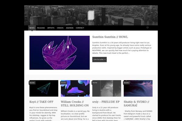 Expound theme site design template sample